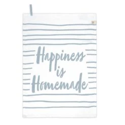 Walra Theedoek Happiness Jeans Blauw 50 X 70 Cm -Goedkope Kook Pret Winkel 1220105 detail 2