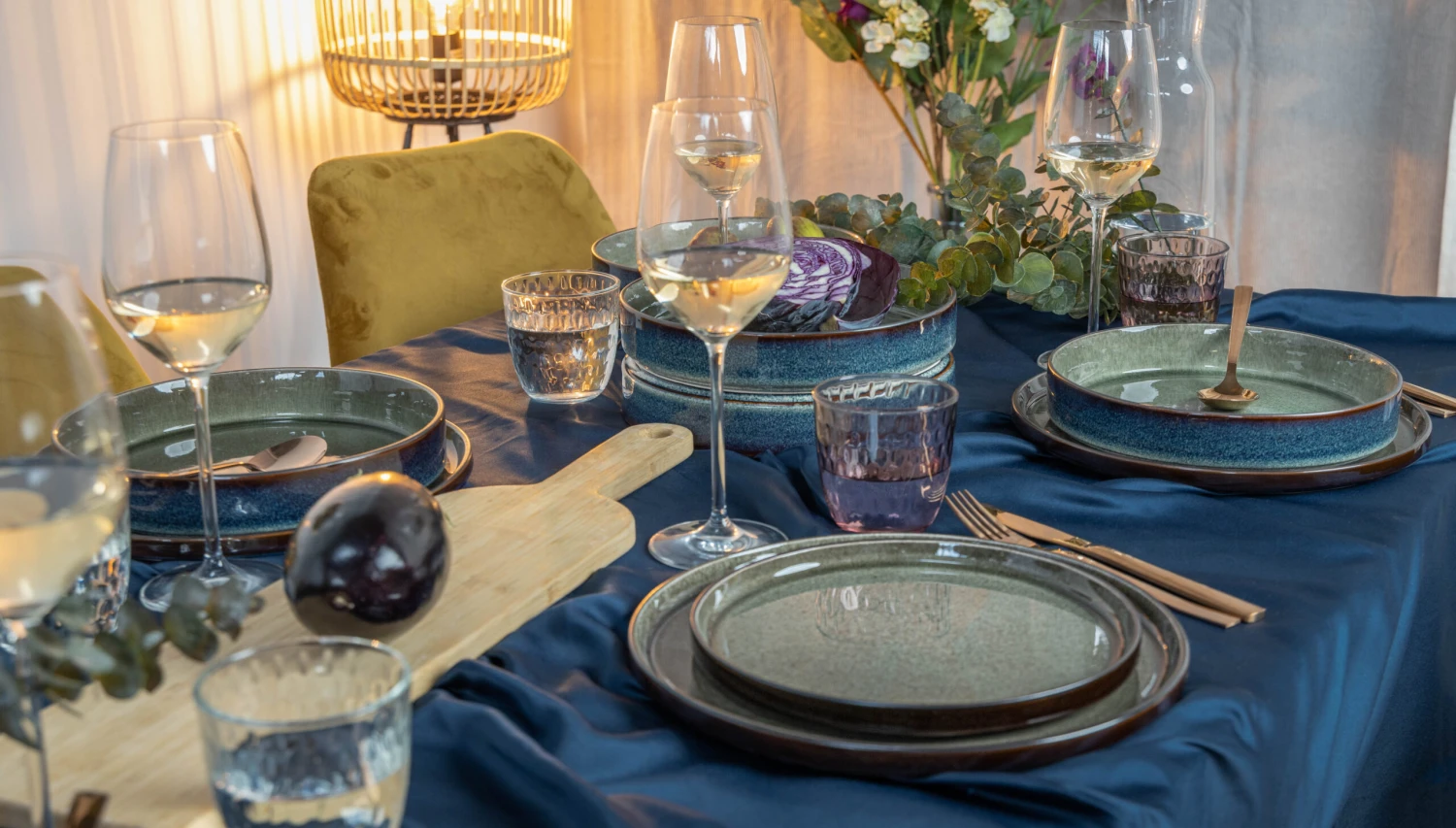 Cosy & Trendy Pizzabord / Onderbord Quintana Green ø 33 Cm 6 Cosy & Trendy Pizzabord / Onderbord Quintana Green ø 33 Cm - Afbeelding 4