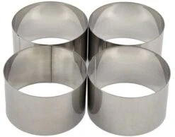 Cosy & Trendy Kookringen RVS ø 9 Cm - 4 Stuks