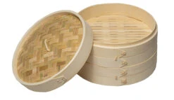 Sareva Stoommandje - Bamboe - 2-laags - ø 25 Cm 15 Sareva Stoommandje - Bamboe - 2-laags - ø 25 Cm -Goedkope Kook Pret Winkel 8720364451042 4