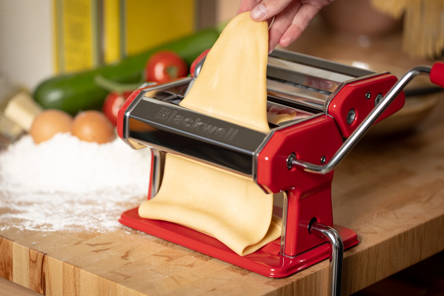 Blackwell Pastamachine Rood 6 Blackwell Pastamachine Rood - Afbeelding 4