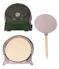 Fernus & Friends Pizza Oven - Voor Fornuis - Duck Green - Voor ø 26 Cm Pizza's 18 Fernus & Friends Pizza Oven - Voor Fornuis - Duck Green - Voor ø 26 Cm Pizza's -Goedkope Kook Pret Winkel Fernus groen 3 delig 2
