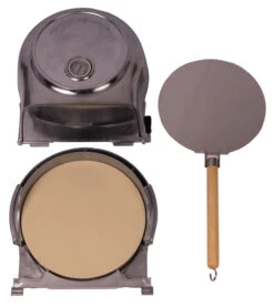 Fernus & Friends Pizza Oven - Voor Fornuis - Pure Polished Aluminium - Voor ø 26 Cm Pizza's 15 Fernus & Friends Pizza Oven - Voor Fornuis - Pure Polished Aluminium - Voor ø 26 Cm Pizza's -Goedkope Kook Pret Winkel Fernus zilver 3 delig