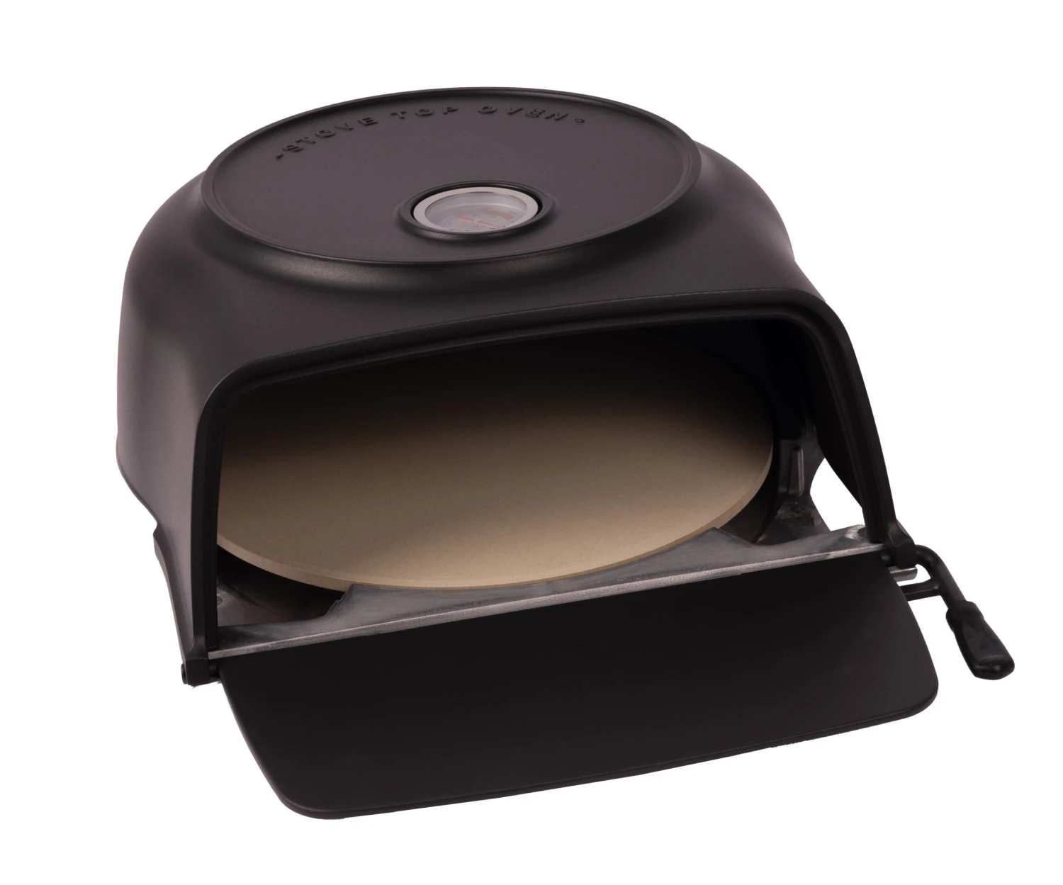 Fernus & Friends Pizza Oven - Voor Fornuis - Black Matted - Voor ø 26 Cm Pizza's 8 Fernus & Friends Pizza Oven - Voor Fornuis - Black Matted - Voor ø 26 Cm Pizza's - Afbeelding 6