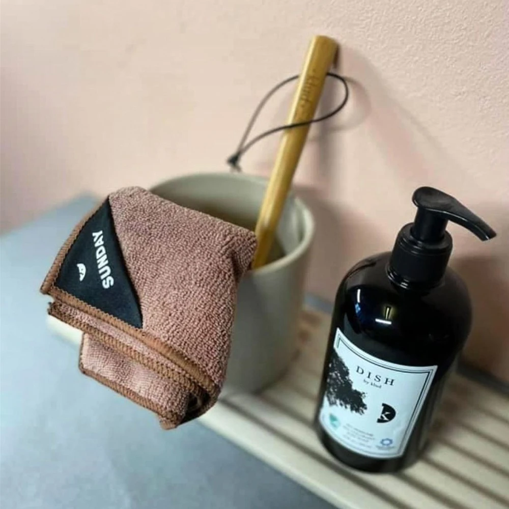 Klud Vaatdoekjes Mauve 30 X 30 - 7 Stuks 6 Klud Vaatdoekjes Mauve 30 X 30 - 7 Stuks - Afbeelding 4