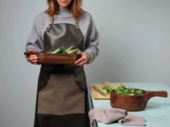 ASA Selection Keukenschort PVC Bruin 90 X 82 Cm -Goedkope Kook Pret Winkel Lederschuerze braun