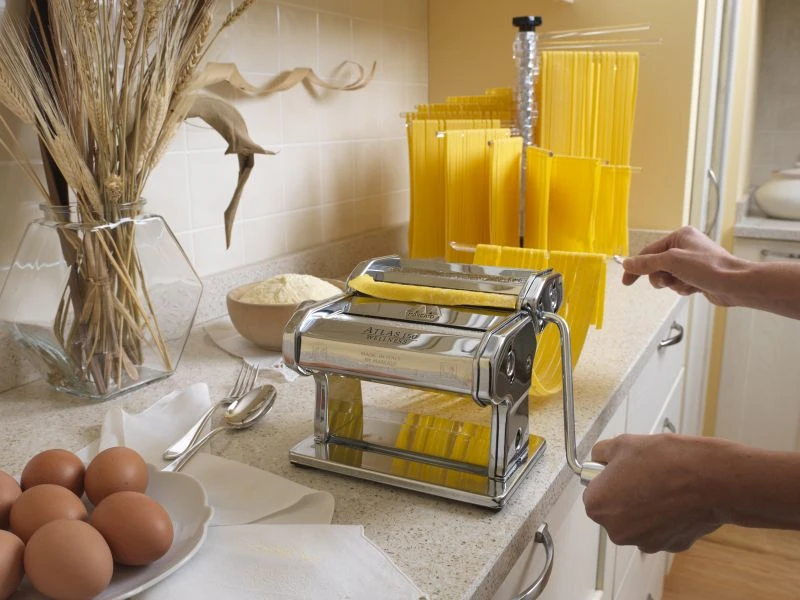 Marcato Pastamachine Atlas 150 Zilver 4 Marcato Pastamachine Atlas 150 Zilver - Afbeelding 2