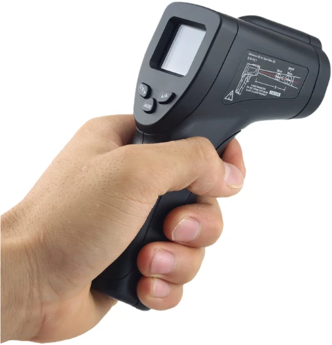 Nero Cooking Infrarood Laser Thermometer -50 ~ 550 °C Voor Pizza Ovens 6 Nero Cooking Infrarood Laser Thermometer -50 ~ 550 °C Voor Pizza Ovens - Afbeelding 4