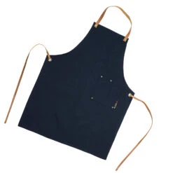 KOOK Keukenschort Recycled Donkerblauw 90 X 70 Cm