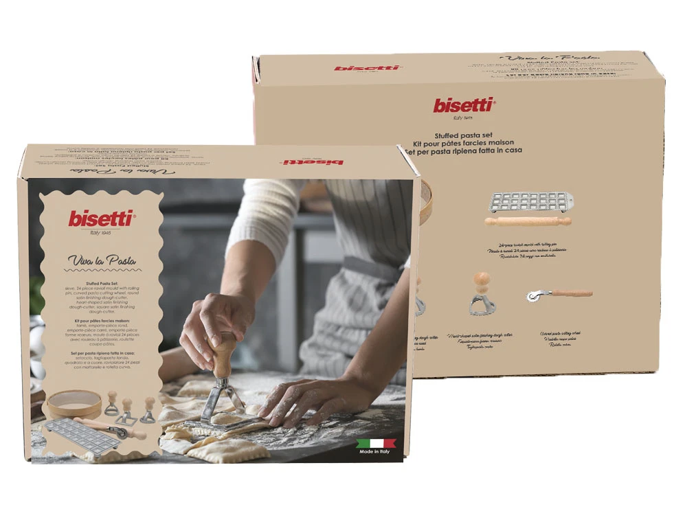 Bisetti Pastaset Ravioli Hout 7-Delig 3 Bisetti Pastaset Ravioli Hout 7-Delig