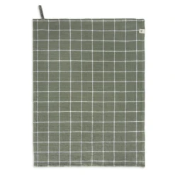 Walra Keukenhanddoek Cubes Legergroen 50 X 70 Cm -Goedkope Kook Pret Winkel WALRA KT DRYWITHCUBES 50X70 ARMYGREEN PS 1 1024x1024
