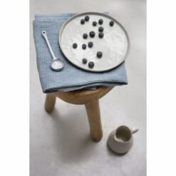 Walra Keukenhanddoek Cubes Uni Jeans Blauw 50 X 70 Cm -Goedkope Kook Pret Winkel WALRA TT DRYWITHCUBESUNI 50X70 JEANSBLUE SF scaled 1