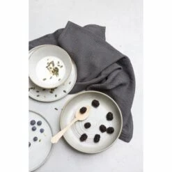 Walra Keukenhanddoek Cubes Uni Off Black 50 X 70 Cm -Goedkope Kook Pret Winkel WALRA TT DRYWITHCUBESUNI 50X70 OFFBLACK SF scaled 1