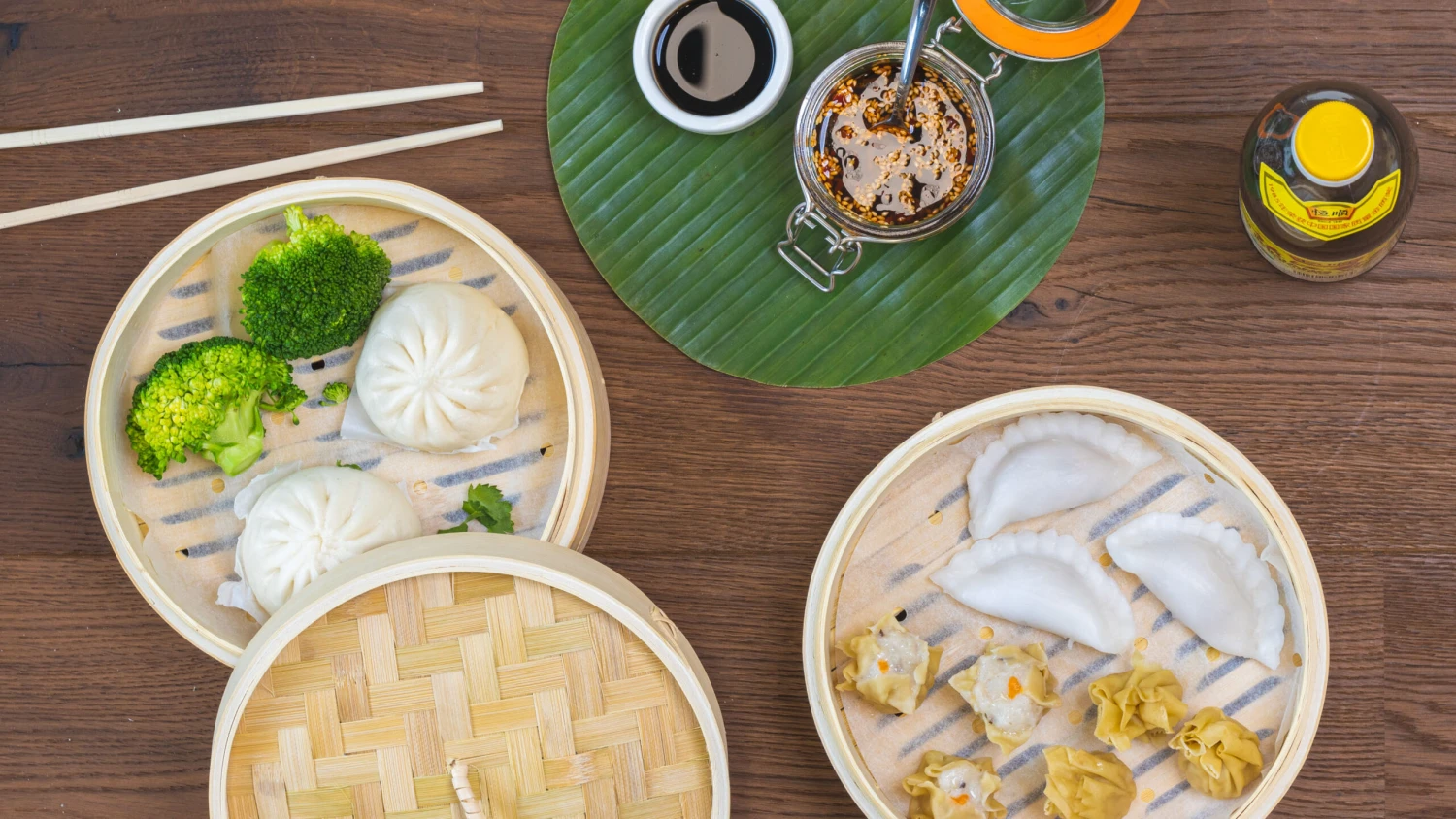 Sareva Stoommandje - Bamboe - 2-laags - ø 21 Cm 4 Sareva Stoommandje - Bamboe - 2-laags - ø 21 Cm - Afbeelding 2