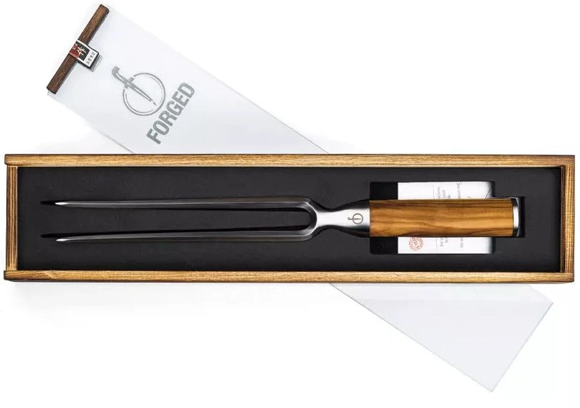 Forged Trancheervork / Vleesvork Olive 4 Forged Trancheervork / Vleesvork Olive - Afbeelding 2