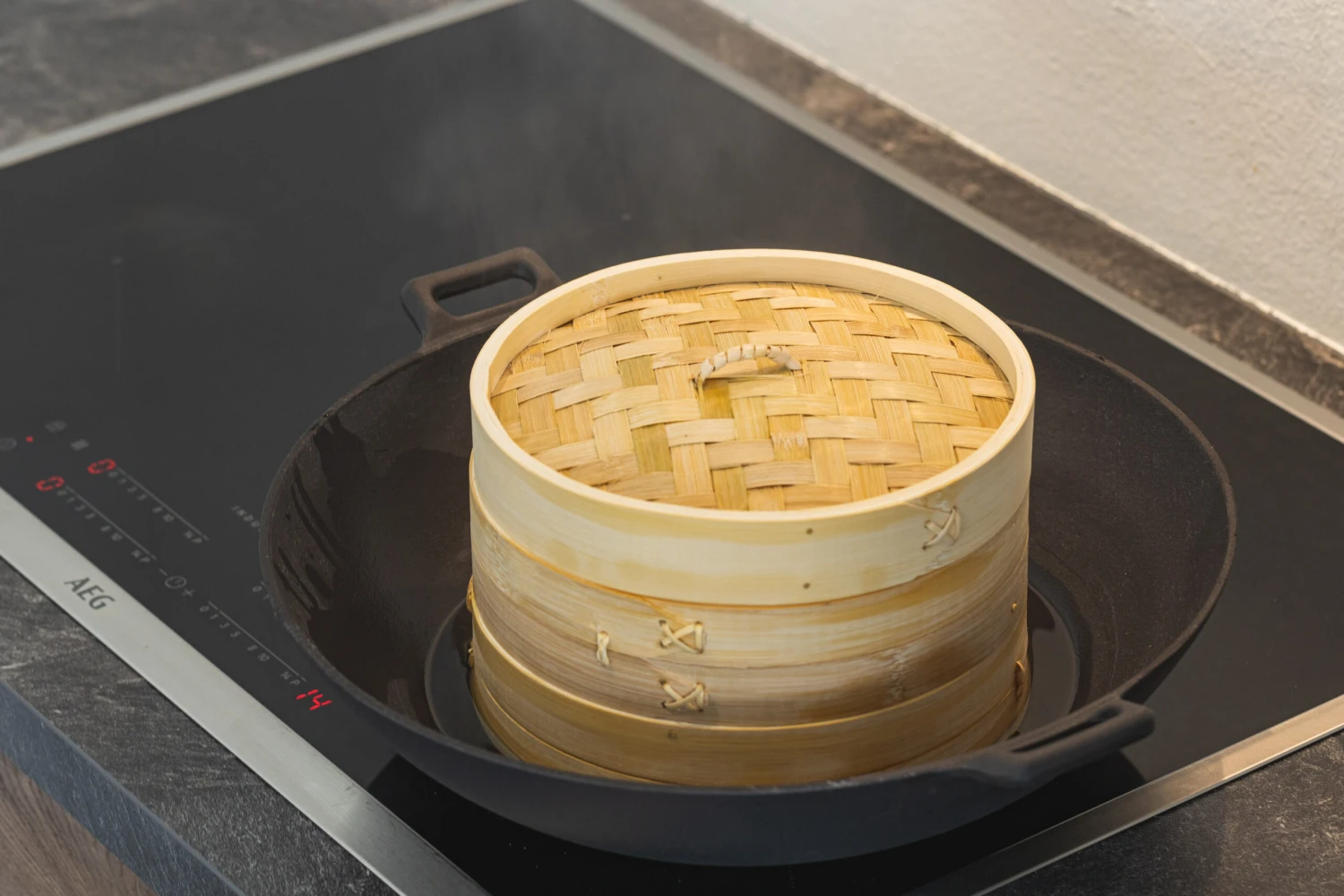 Sareva Stoommandje - Bamboe - 2-laags - ø 21 Cm 8 Sareva Stoommandje - Bamboe - 2-laags - ø 21 Cm - Afbeelding 6