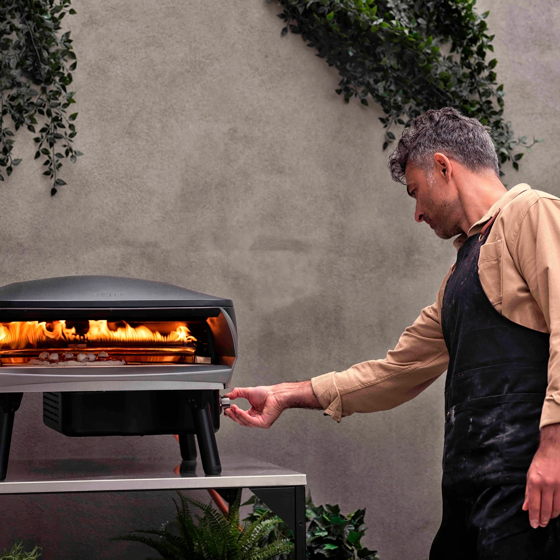 Witt Pizza Oven Etna Rotante - Op Gas Voor Buiten - Mat Grafiet - Voor ø 40 Cm Pizza's - Roterende Pizzasteen 8 Witt Pizza Oven Etna Rotante - Op Gas Voor Buiten - Mat Grafiet - Voor ø 40 Cm Pizza's - Roterende Pizzasteen - Afbeelding 6